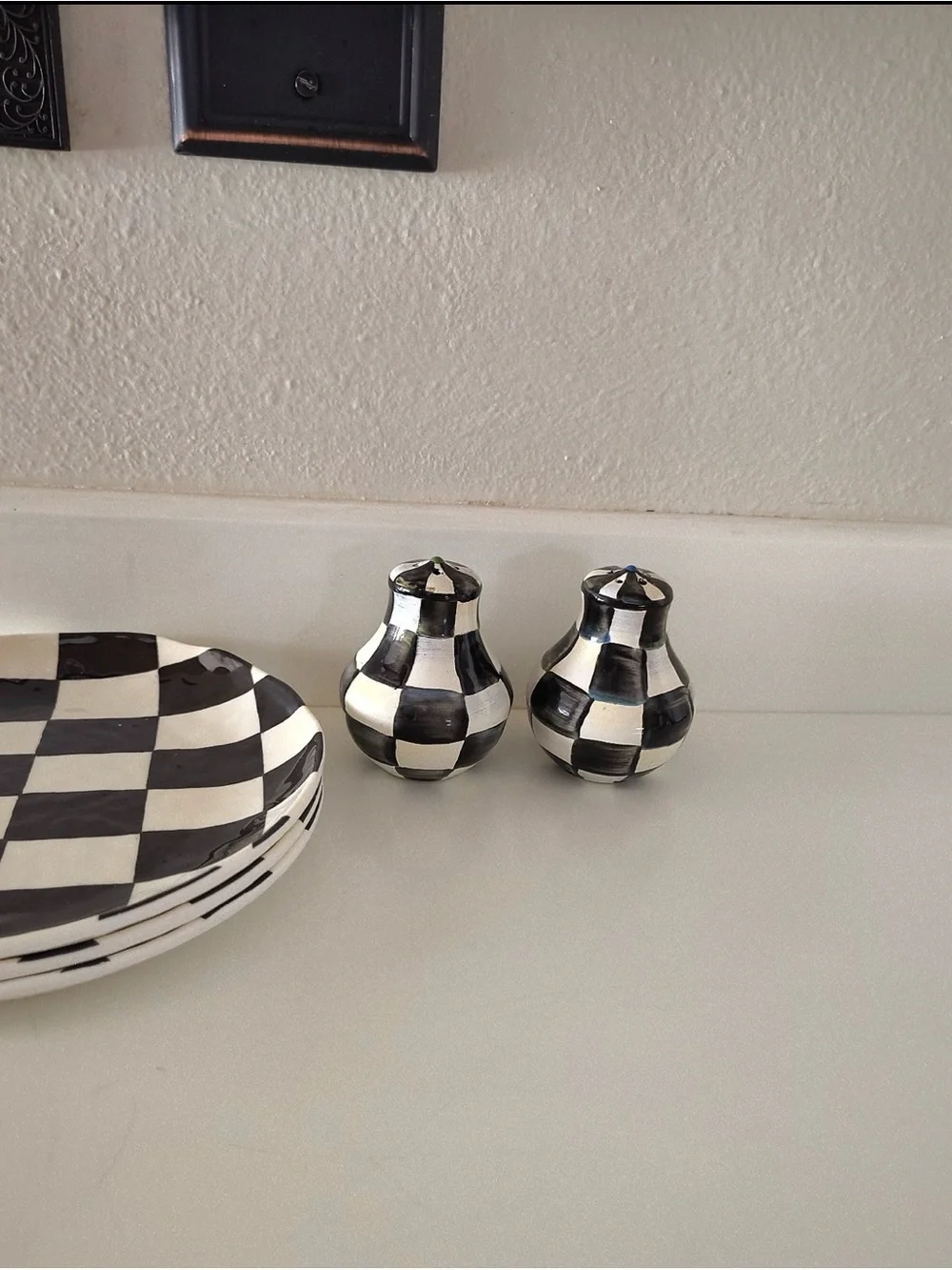 Mackenzie-Childs Salt & Pepper Shakers